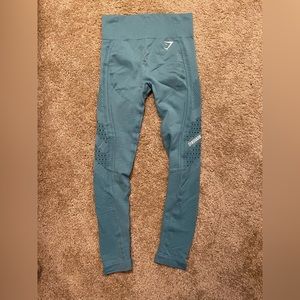 Blue Gymshark Energy Seamless High Rise Leggings